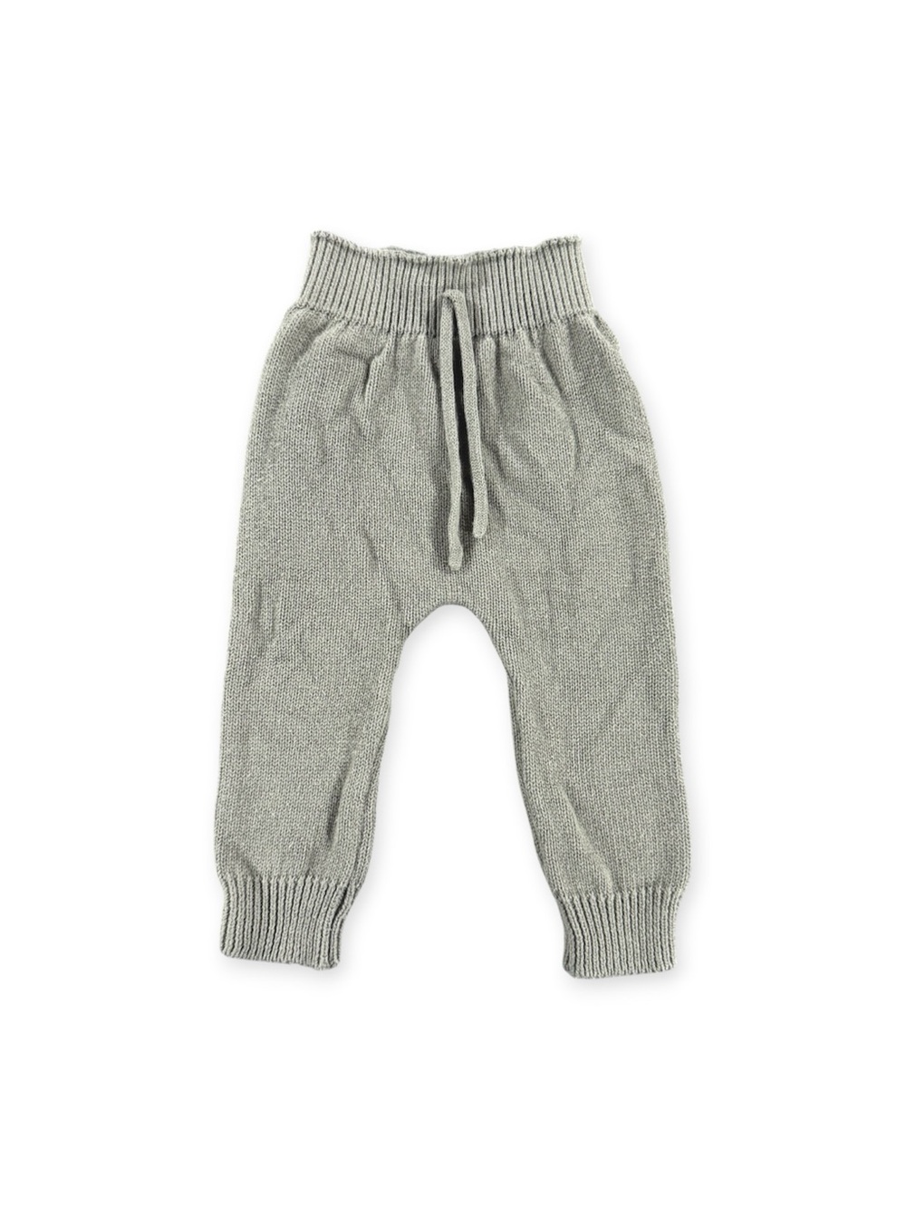 Quincy Mae Neutral Baby Knit Jogger Pants - Size 6-12m